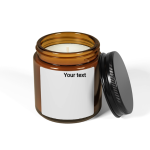 Scented Amber Soy Candle